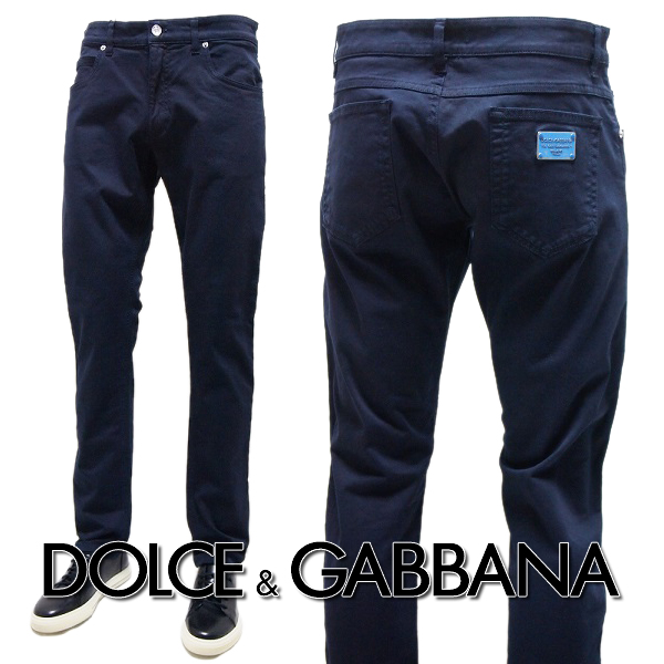 DOLCE&GABBANA ドルガバ 新品本物 1円 デニム ネイビー size 48(48 