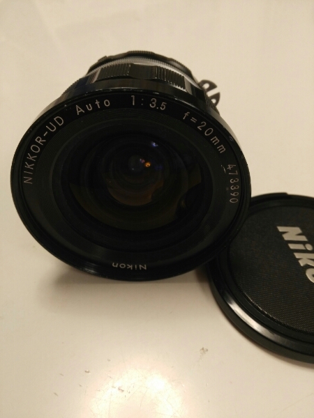 Auto Nikon 20mm NIKKOR-UD 1:3.5 f=20mm f⁄3.5 Nikkor-UD Lens