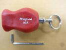 絶版！希少スナップオン グリップキーホルダー 赤 新品