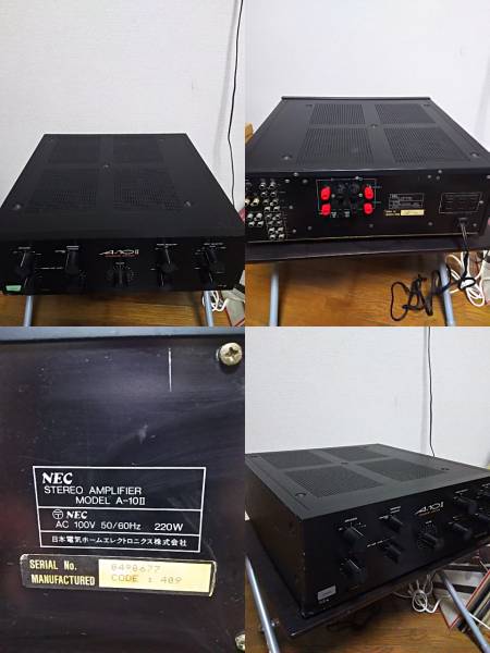美品！ NEC A-10Ⅱ プリメインアンプ 通電確認済 現状渡し 家電、AV