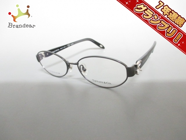 ティファニー メガネ TF1076TB クリア×黒×ダークグレー