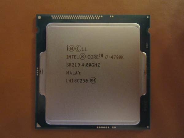 Intel CORE i7-4790K 中古 動作品 Intel Core i7-4790k 中古 動作確認