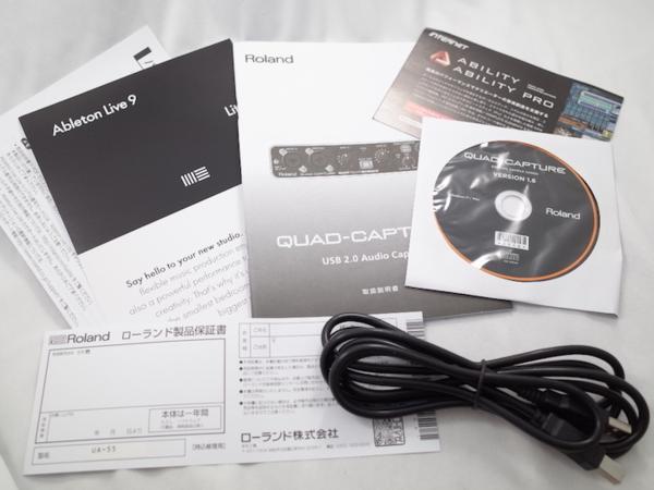 ☆Roland オーディオインターフェイス QUAD-CAPTURE UA-55☆