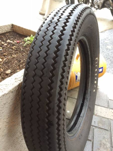 Tire Firestone Motorcycle 5.00-16 | ANS Coker ファイヤーストーン