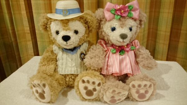 ディズニー TDS SpringVoyage2012 Duffy&ShelleMayぬいぐるみ 東京