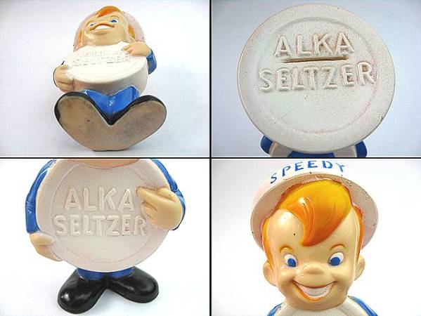 1960's ALKA SELTZER アルカセルツァー ビンテージ ソフビ TOY