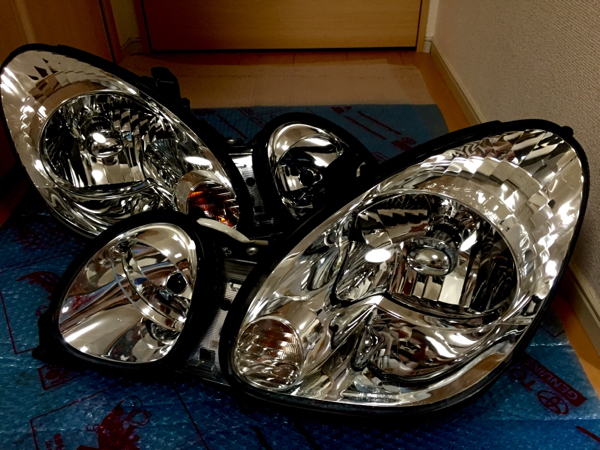 早い者勝ち アリスト 16 後期 V 純正 HID ヘッドライト 超美品