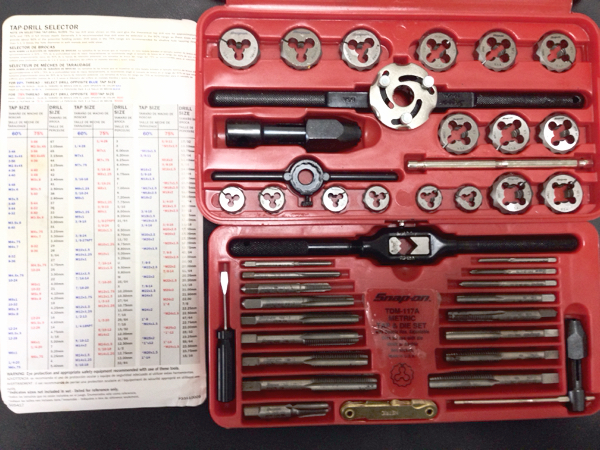 スナップオン snap on★タップ&ダイスset★フルセット TDM117A