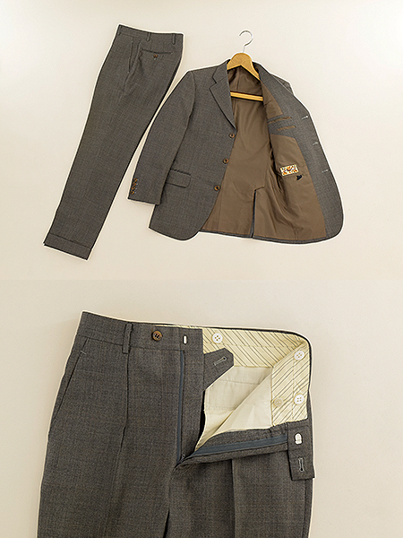 A2318■Timothy Everest■ウィンドウペン 3B スーツ★M★秋冬★