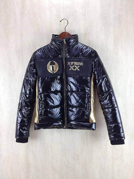 Xfrm◆中綿ブルゾン/2/ポリエステル/BLK