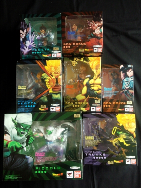 美品☆ドラゴンボール フィギュアーツZERO 7種セット