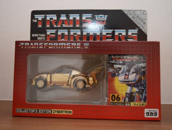 新品》トランスフォーマー 限定マイスター ゴールドメッキ版 《新