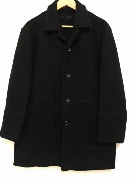 希少 95年 コムデギャルソン 90S ウール チェスターコート 黒