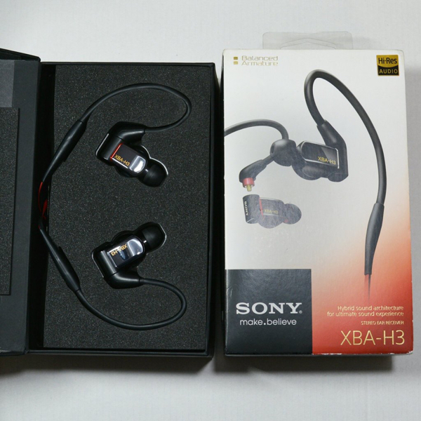 美品】SONY XBA-H3 ハイレゾ対応 正規高級イヤホン 付属品全有 【公式