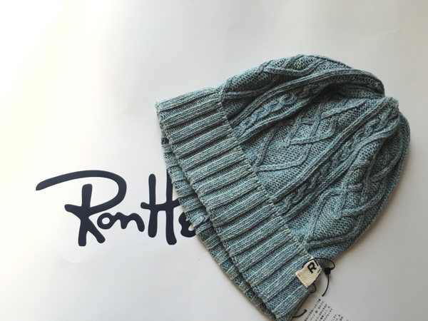 2016FW新作 RHCタグ付ニットキャップインディゴ ライトブブルー