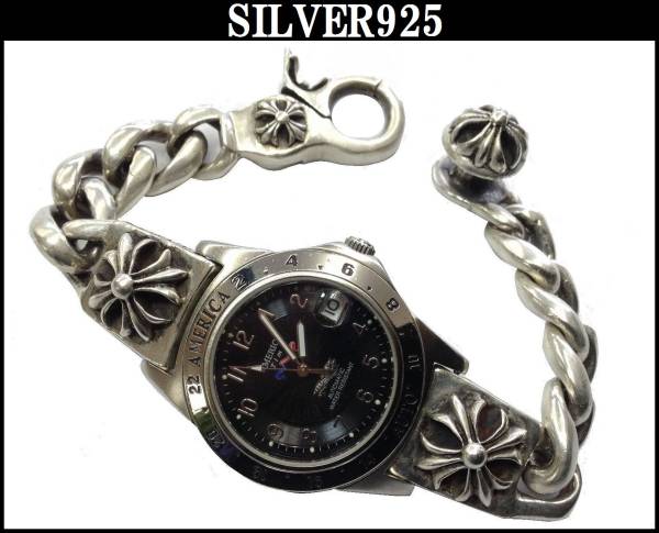 クロムハーツ ウォッチブレス CHROME HEARTS シルバー925 ウォッチ 