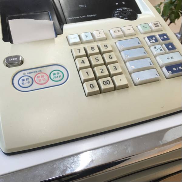 カシオレジスターTE-M80 カシオレジスター TE-M80 中古品 人気機種
