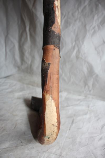 ★手斧（チョウナ）入母屋造りの桁 斫り（はつりに）刃幅110ｍｍ