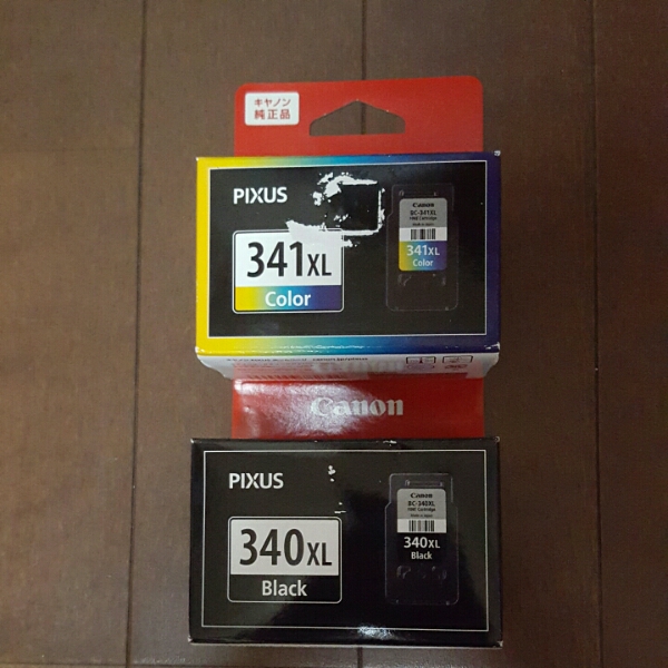 Canon純正BC-341XL3色カラーBC-340XLブラック2個セット キャノン