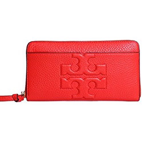新品 本物 トリバーチ Tory Burch オレンジ アコーディオン財布