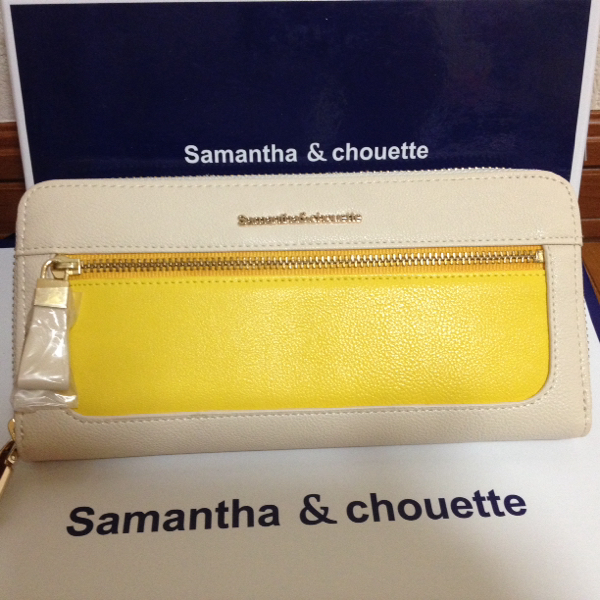 長財布 ラウンドファスナー アンドシュエット Samantha 小銭入れあり 