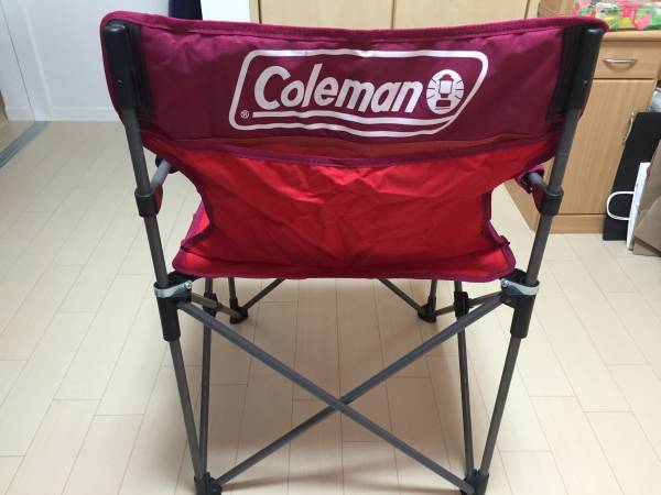 coleman/コールマン スリムチェア カップホルダー付き レッド 【公式通販】