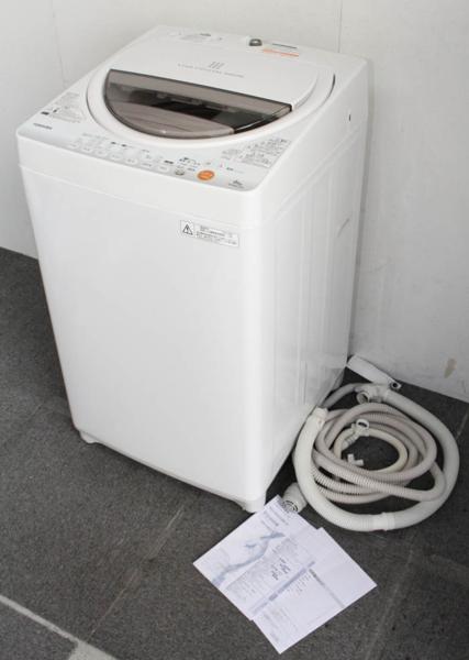 東芝 全自動洗濯機 AW-60GL ステンレス槽 2013年製 東芝 全自動洗濯機