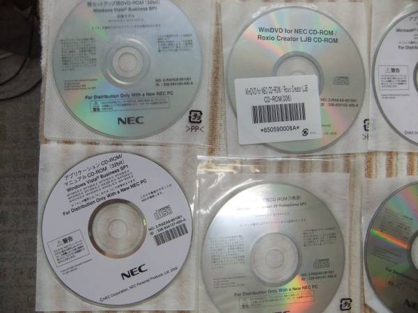 NEC　Ｍａｔｅ　PC-MY30A/E－６再セットアップディスク　中古　_2