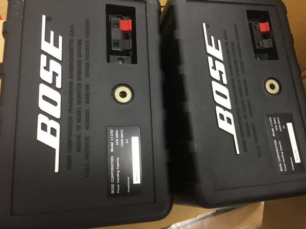 BOSEボーズ 111ADスピーカーシステム ペア シリアルNo.連番 スピーカー BOSE111AD ペア シリアル連番 【公式通販】