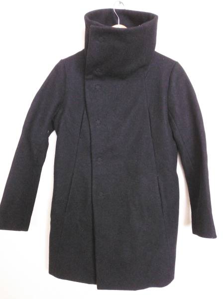 916 The Viridi-anne ヴィリジアン メルトンハイネックコート