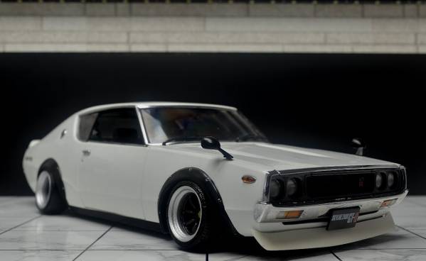 1/18 京商 スカイライン GT-R ケンメリ 白 ワタナベ 改造 カスタム 1/18 京商 スカイライン GT-R ケンメリ 白 ワタナベ 改 カスタム