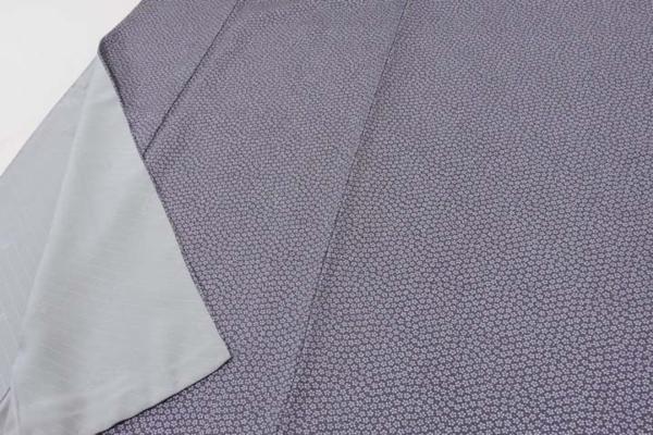 【IDN】Y-7813=江戸小紋 落款入 斎藤三才 小花文 ☆丈156 ◇美品