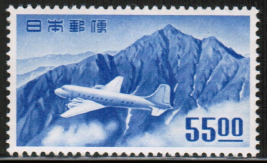 ☆166☆ 立山航空(銭位)/55円/NH極美品/未使用 【公式通販】