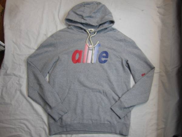 alife スウェットパーカ 灰 M