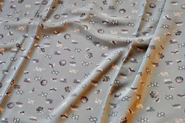 銀座志ま亀！宝尽くし小紋♪はんなり上品未使用です！