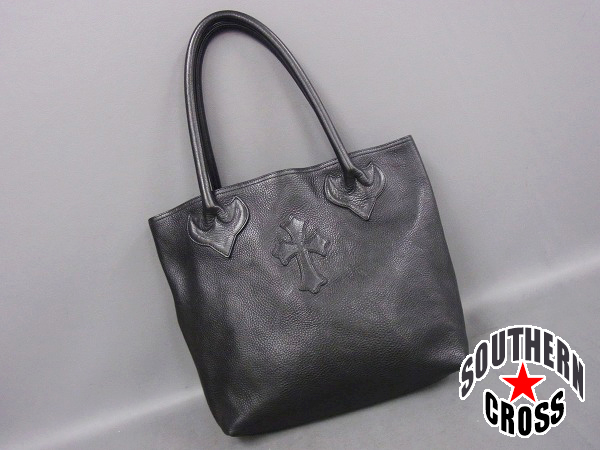 【原本付】CHROME HEARTS/クロムハーツ FSレザートートバッグ