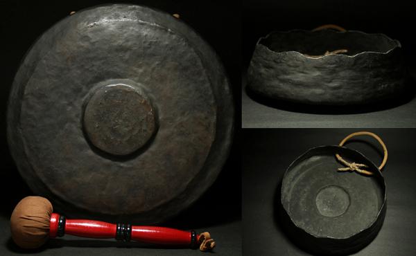 侍 室町時代 古銅銅鑼 径32cm 撥付 検:喚鐘銅鑼茶道具(その他)｜売買されたオークション情報、yahooの商品情報をアーカイブ公開 ...