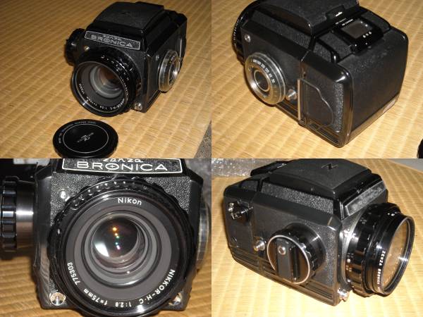 ZENZA BRONICA S2 NIKKOR-H・C 1:2.8 f=75㎜（デラックス）中古 Zenza