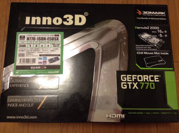 中古(ジャンク扱い)】inno3D GeForce GTX970 4GB MSI GTX 970 GAMING 