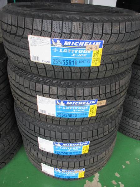 SS6 ミシュラン LATITUDE X-ICE 255/55R18 新品4本 激安！