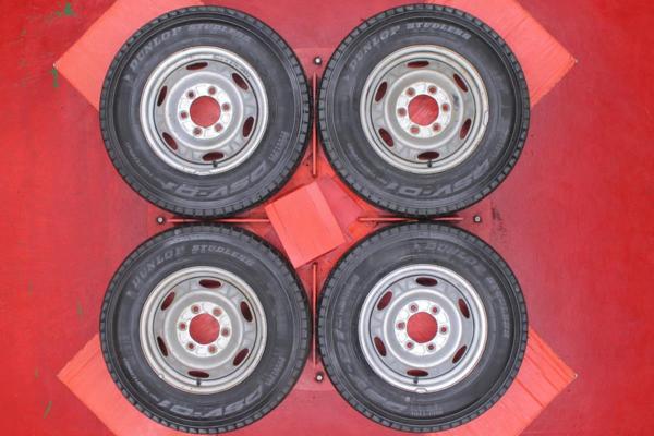 E25キャラバン純正+ダンロップDSV-01[195/80R15]8分山stwt15