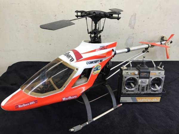 CONCEPT 30 SR ヘリコプター エンジン式 SR-X Concept 0 Yahoo!オークション - Kyosho kyosho 1 ジャンク