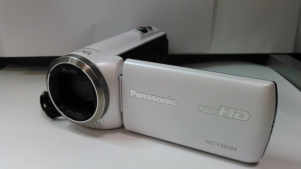 【TM】パナソニック/Pana HC-V360M 白 動作品/付属有り