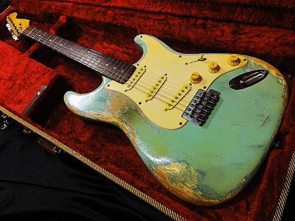  Relic 61SurfGreenStratocaster USパーツ使用 レリ ック(本体)｜売買されたオークション情報、yahooの商品情報をアーカイブ公開 - オークファン 本体