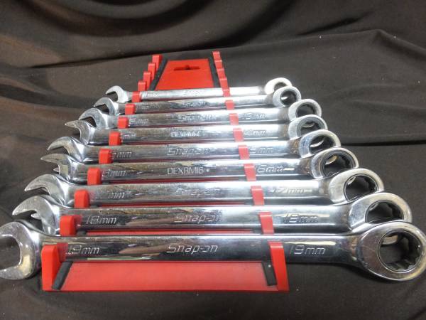 スナップオン(Snap-on) 切替式ラチェットコンビネーションレンチ3本 
