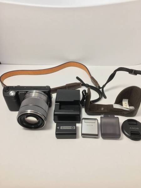 ☆中古◇SONY◇NEX-5 標準レンズ（18-55mm)◇ボディジャケット付