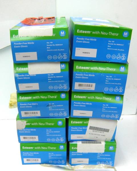 使い捨て ゴム手袋 介護 衛生 1000枚 Mサイズ 新品 CJ21-27S