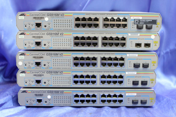 Allied Telesis スイッチングハブGS916M 0016R アライドテレシス
