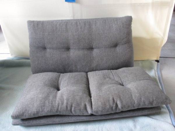 SH3248 NITORI 使い片色々3WAY/座椅子/ソファ/マットレス/グレー