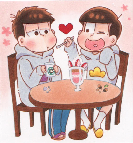 手描きイラスト おそ松さん カフェ 数字松 手描きイラスト 売買されたオークション情報 Yahooの商品情報をアーカイブ公開 オークファン Aucfan Com